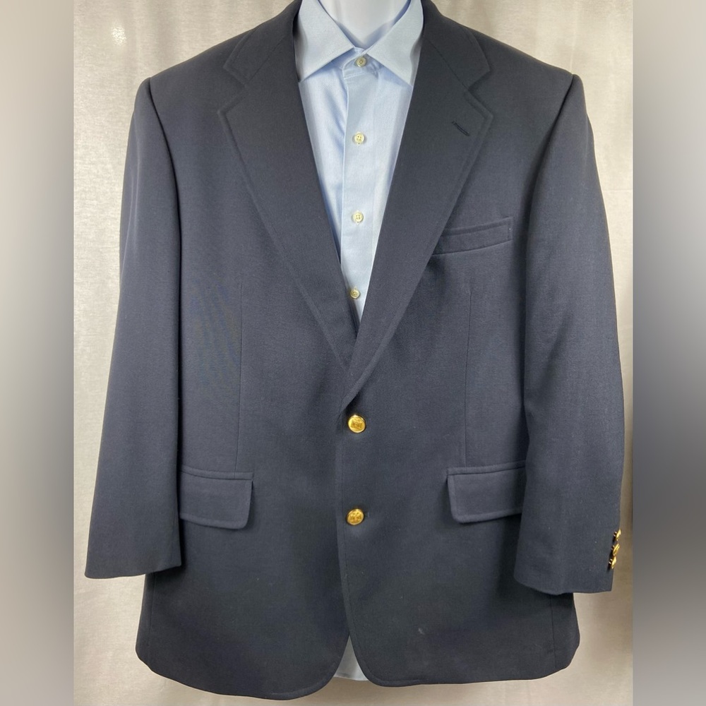 Brooks Brothers Navy Blue Blazer Size 44R